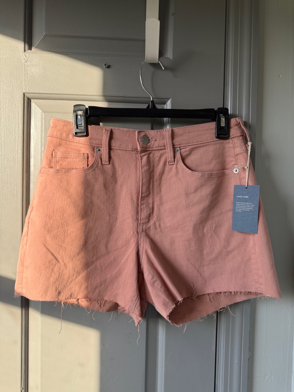 Universal Thread Blush Pink Denim Cutoff Shorts